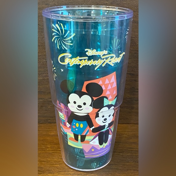Disney’s Contemporary Resort Mickey & Minnie Mouse Tervis Cup Tumbler - Picture 3 of 13